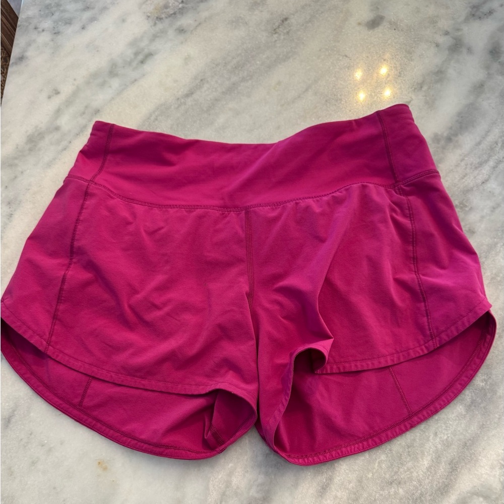 Lululemon Athletica Pink Athletic Shorts